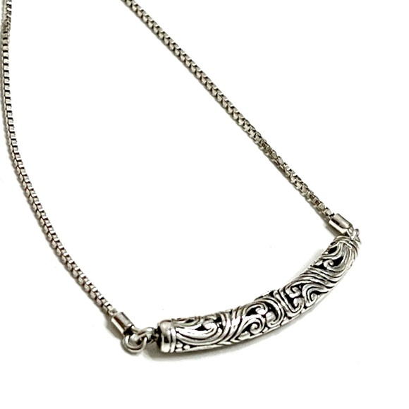 New STERLING SILVER Scrollwork Bracelet - Picture 5 of 10